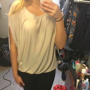 NWT Helmut Lang asymmetrical drape tunic